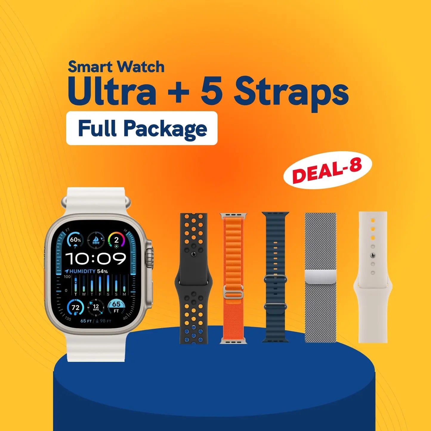 T10 Ultra 2 + 5 Extra Straps Deal